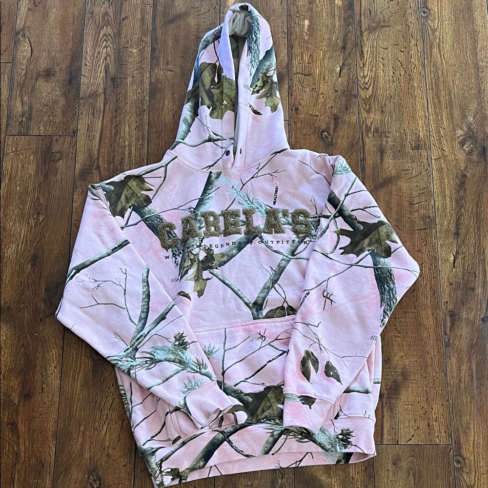 Cabela's Pink Camouflage Sweatshirt
